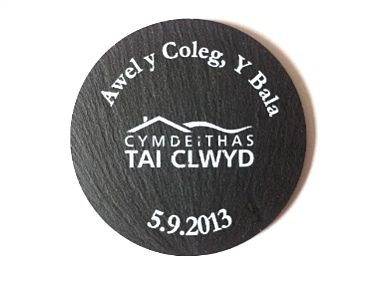 Coasters for Cymdeithas Tai Clwyd for Awel y Coleg