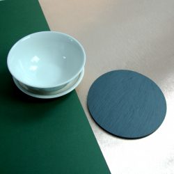 150mm diameter Blue Grey Welsh Slate Place-mat, available in various quantities