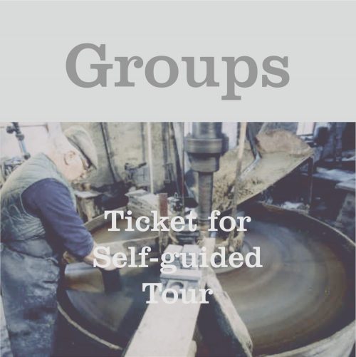 Button to buy Groups Tour Ticket for The Great Slate Tour at Inigo Jones Slate Works. A Self Guided Tour.