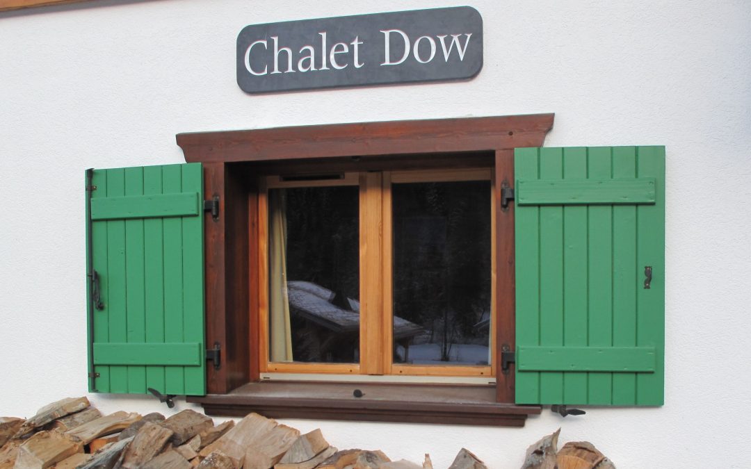 Chalet Dow - Large House Sign - Special Commission - Engraved Welsh Slate