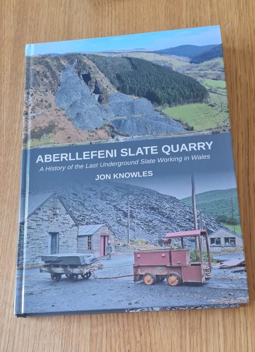 "Aberllefeni Slate Quarry" A book by Jon Knowles, about the last working slate mine in Wales. Available from Inigo Jones Slate Works