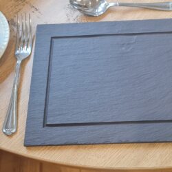 Set of 6 Heather Blue Slate Placemats 300mm x 200mm